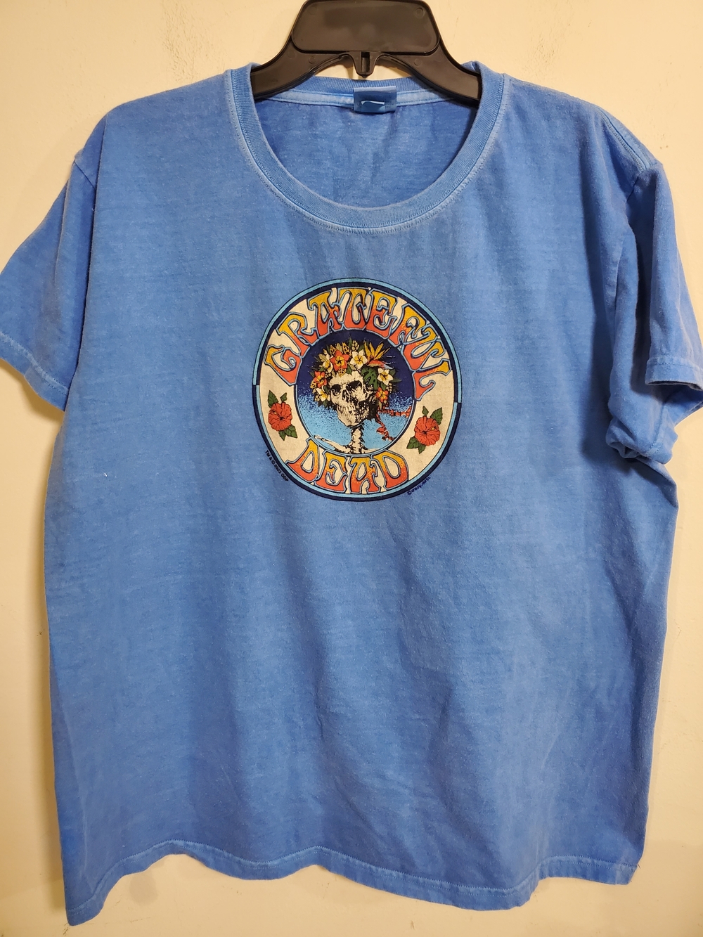 Grateful Dead Hawaiin Bertha Blue Graphic Tee Womens XL